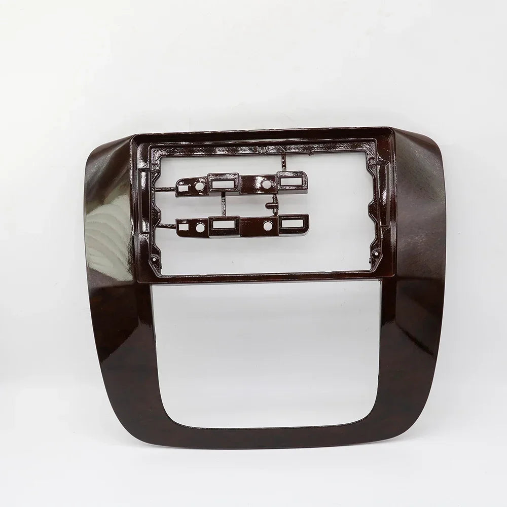 Car double din 9" Video Fascia Panel for GMC Yukon Chevrolet Tahoe Suburban Mahogany 2007-2012 Audio Multimedia Player Frame