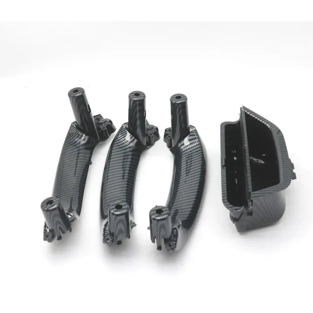 4PCS SET LHD RHD Car Interior Door Handle Cover Inner Panel Armrest Pull Trim Replacement For BMW X3 X4 F25 F26 2010-2016