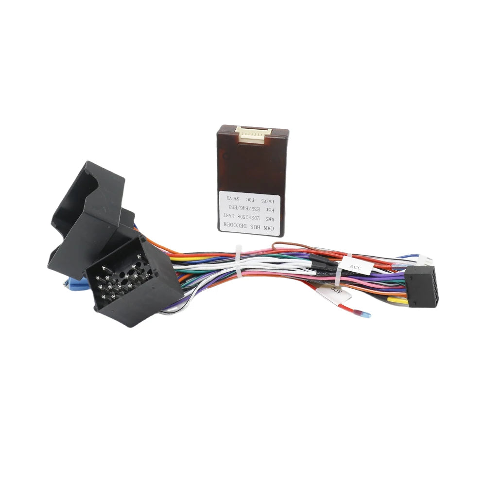 16PIN Wiring Harness Plug Power Cable Android for BMW E39 E46 Harness Wiring Cables Car Radio Canbus Box Decoder for BMW