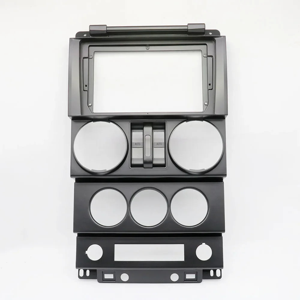 For 2008-2010 JEEP WRANGLER RUBICON (9Inch)Car Radio Fascias Android GPS MP5 Stereo Player 2 Din Head Unit Panel Dash Frame Inst