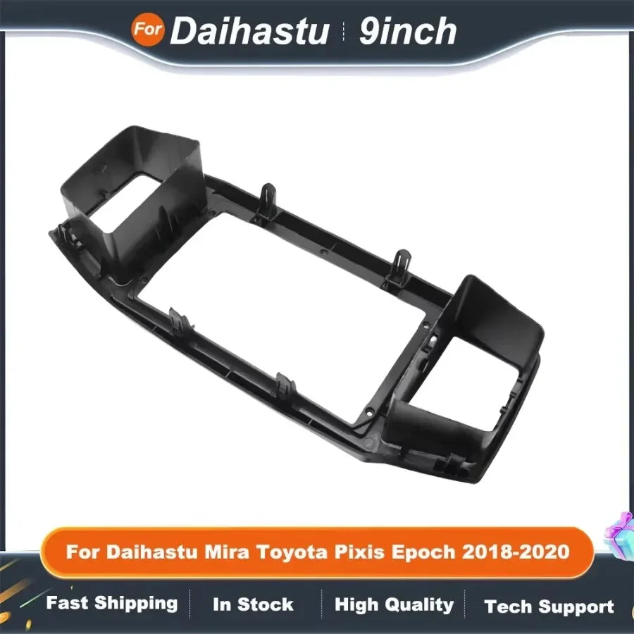 9 Inch Car Radio Frame Fitting Kit for DAIHATSU MIRA TOYOTA PIXIS EPOCH 2018-2020 Android Dash Panel Fascia Frame Adapter Kit