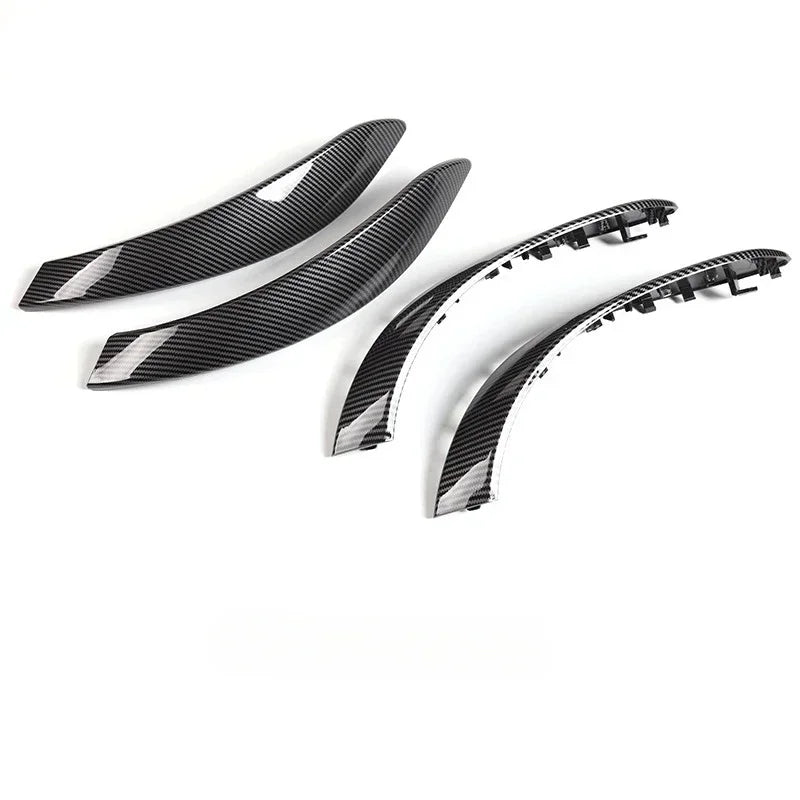 For BMW 3 4 Series F30 F31 F32 F33 F34 F35 F36 F80 2013-2018 Interior Fiber Door Pull Handle Outer Cover Trim