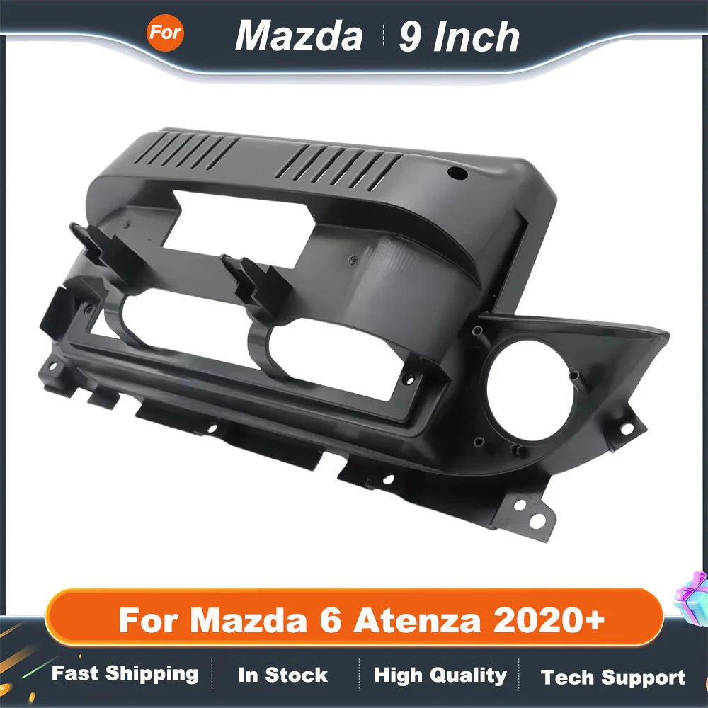 9 Inch Car Frame Fascia For Mazda 6 Atenza 2020+ Canbus Box Adapter Deceoder Android Radio Dash Fitting Panel Kit