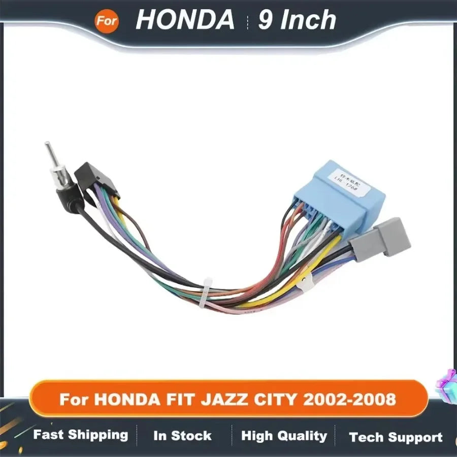 9 Inch Car Radio Fascia Android Dash Frame Fitting Kit for HONDA FIT JAZZ CITY 2002-2008 Radio Fascia Installation Kit