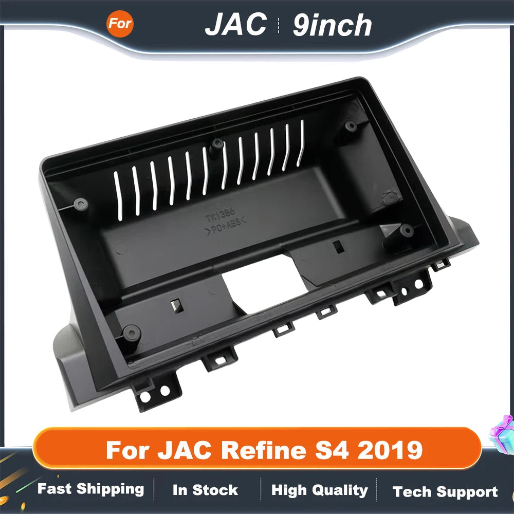 9 Inch Car Fascia Radio Panel Adapter Canbus Box Decoder For JAC Refine S4 2019 Android Big Screen Radio Dash Fitting Kit