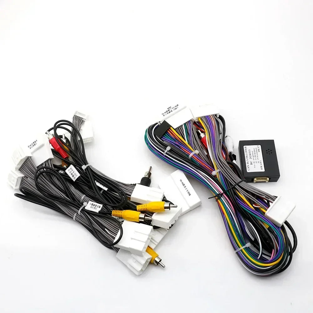 AUTODAILY Car 16pin Wiring Harness Adapter Canbus Box Decoder For Nissan Murano 2011-2014 Android Radio Power Cable