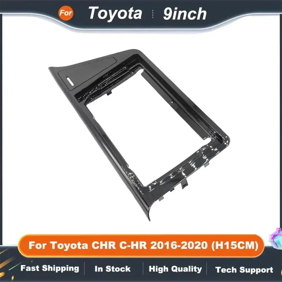 9 Inch Car Audio Fascia Panels Adapter For Toyota CHR 2016+ Stereo Android Radio Dash Fitting Panel Kit