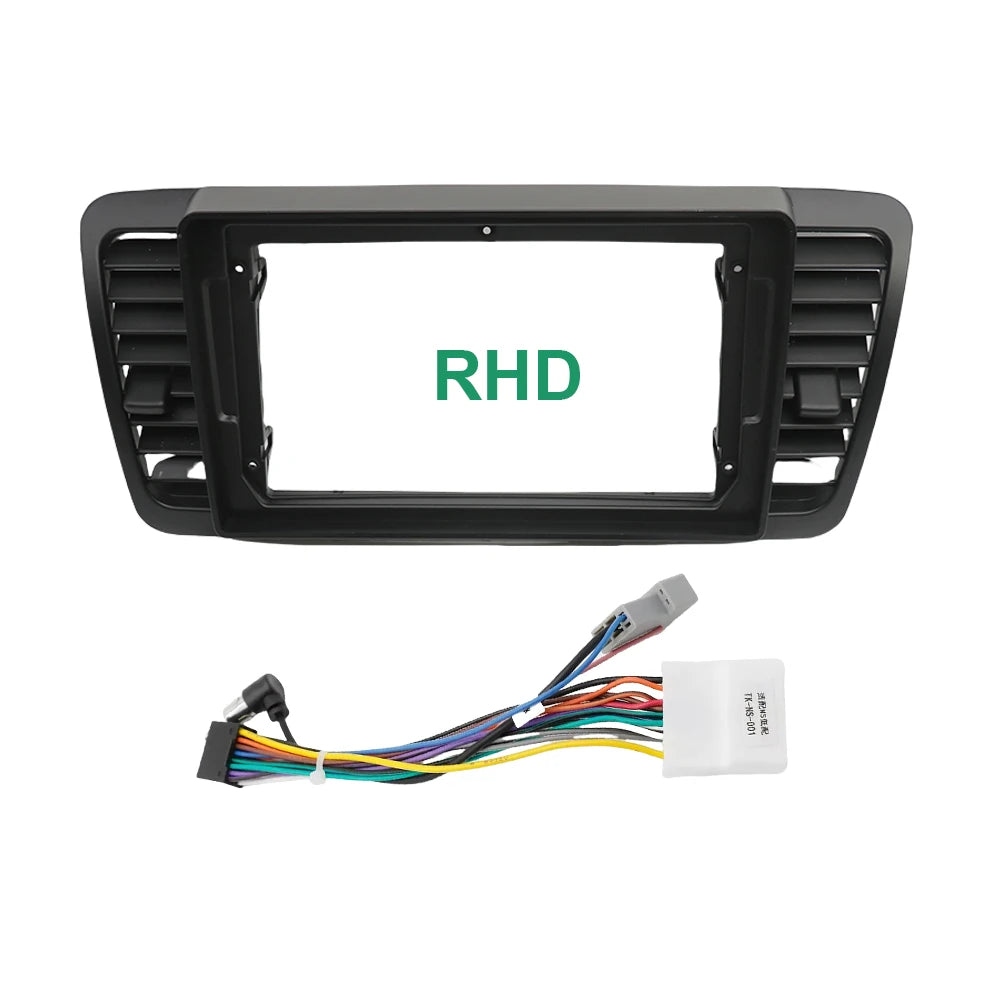For Left steering wheel Subaru Outback Legacy 2004-2009 9 Inch 2 Din Car Stereo Radio Fascia Dash Player DVD Frame Panel Trim