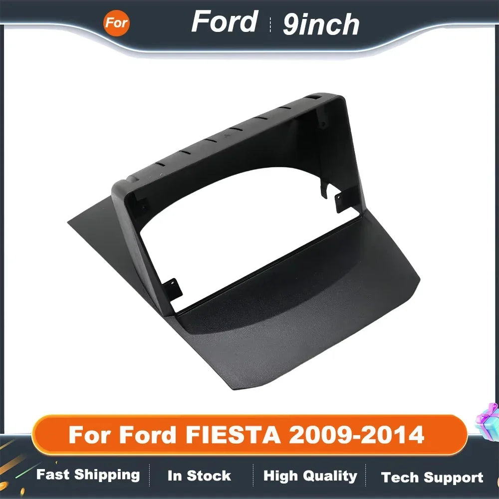 9 Inch Car Stereo Frame 2Din Fitting Kit for FORD FIESTA 2009-2014 Dash Panel Radio Fascia Installation Kit