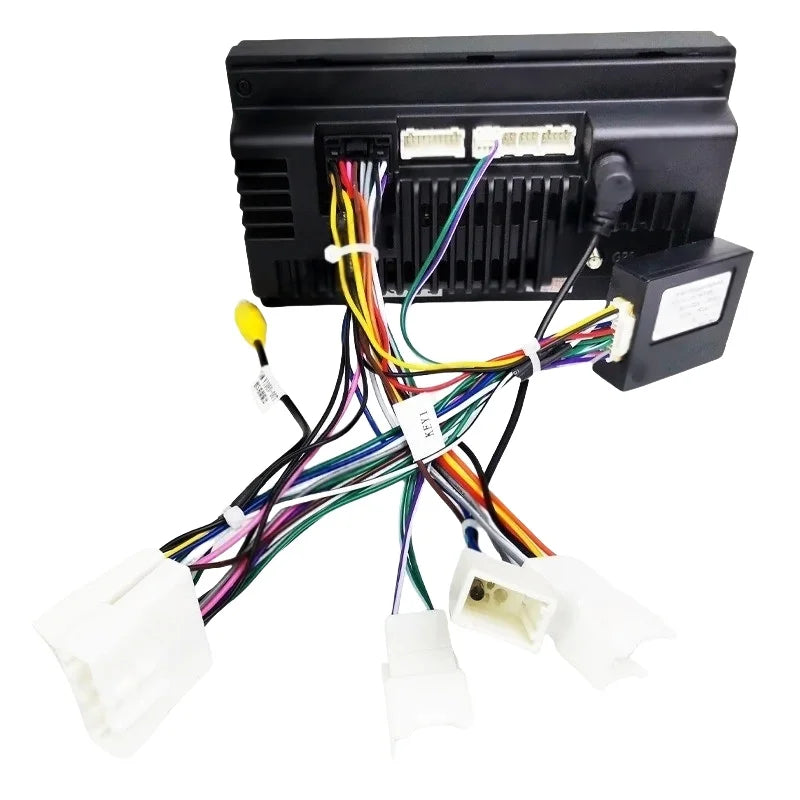 Radio Wiring Harness, CAN Bus Decoder, 16 Pin Android System Cable Adapter, for Toyota Corolla Camry RAV4 Highlander Hilux CHR