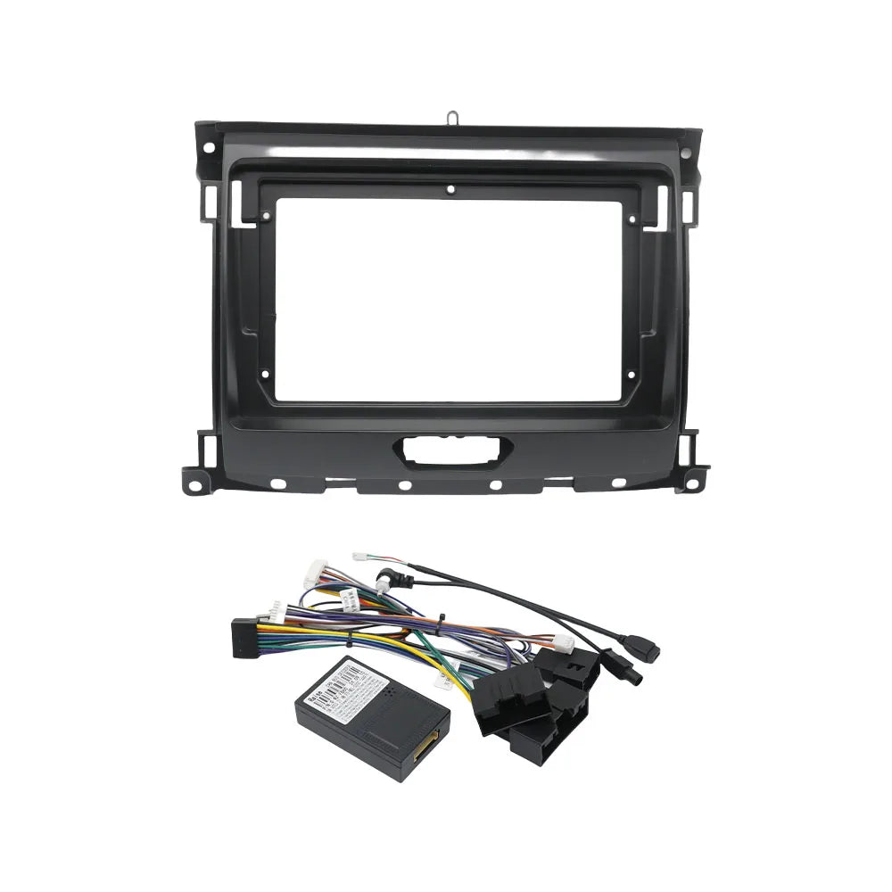For 2015+ FORD RANGER (9INCH) Car Radio Fascias Android MP5 GPS Player Panel Frame 2 Din Head Unit Stereo Dash Board Cover Trim