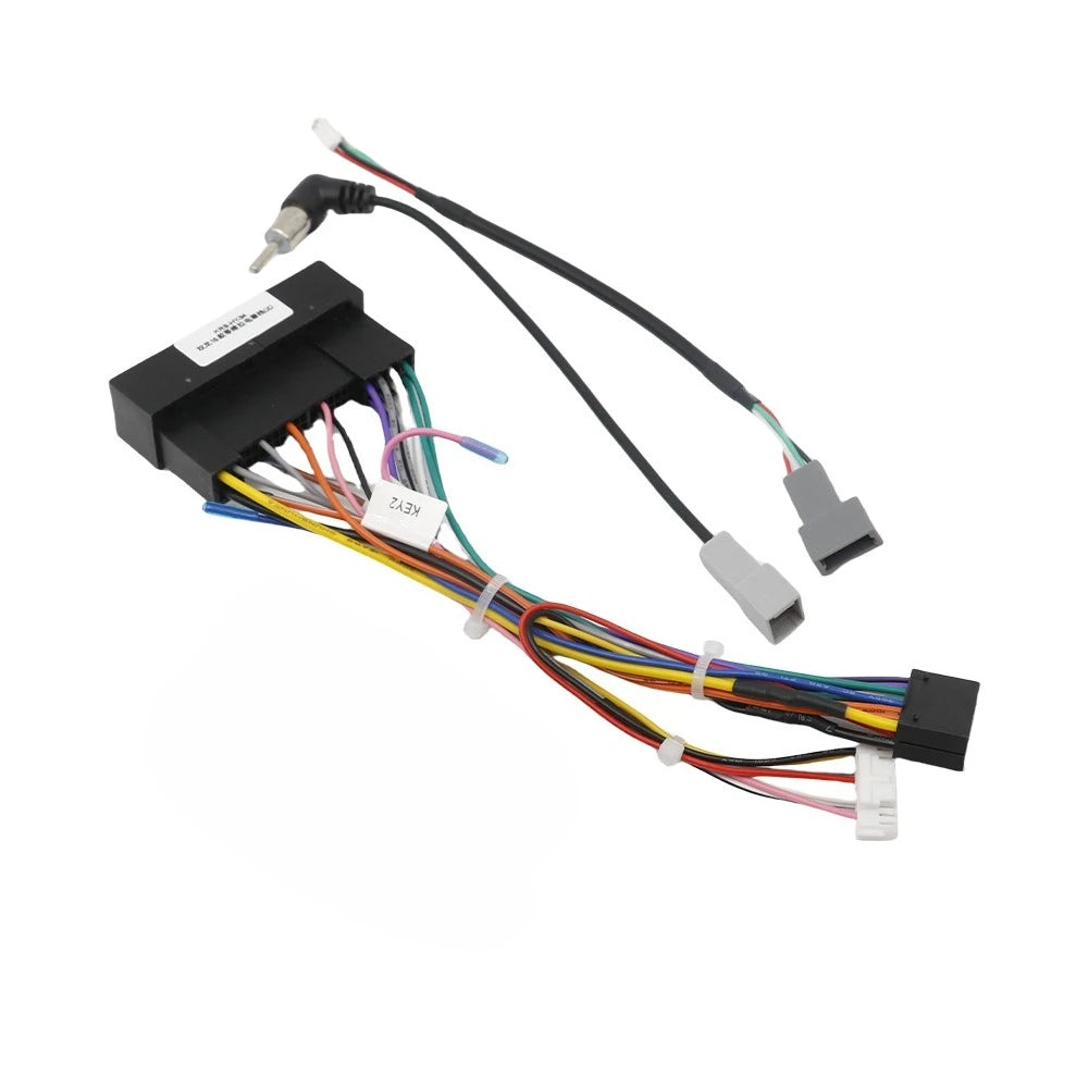 For SSANG YONG REXTON TIVOLI TIVOLAN for Korando Tivina ACTYON KYRON Car Radio Android Stereo Harness Dashboard Cable Canbus