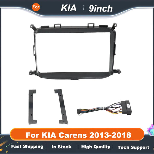 9 Inch Car Frame Fascia Adapter For KIA Carens 2013-2018 Android Radio Dash Fitting Panel Kit