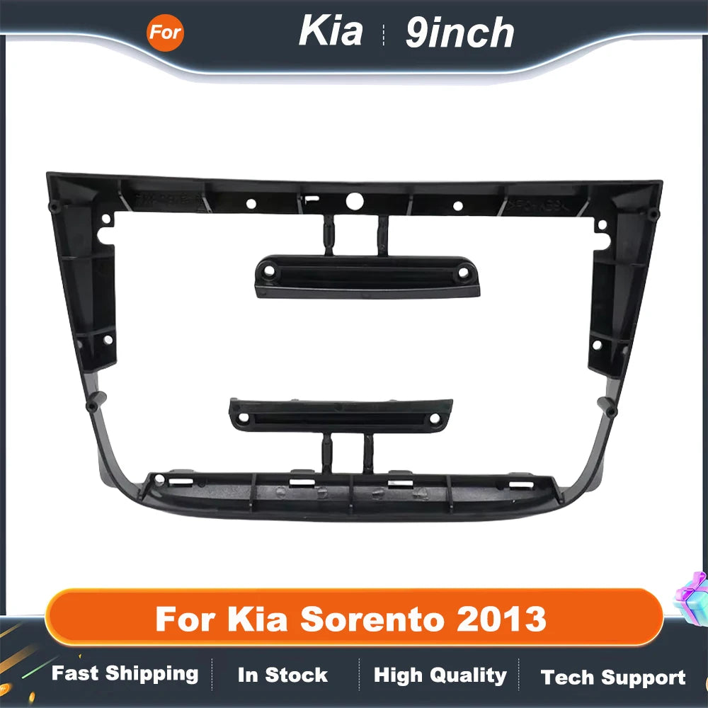 9 Inch Car Frame Fascia Adapter For Kia Sorento 2013 Android Radio Dash Fitting Panel Kit