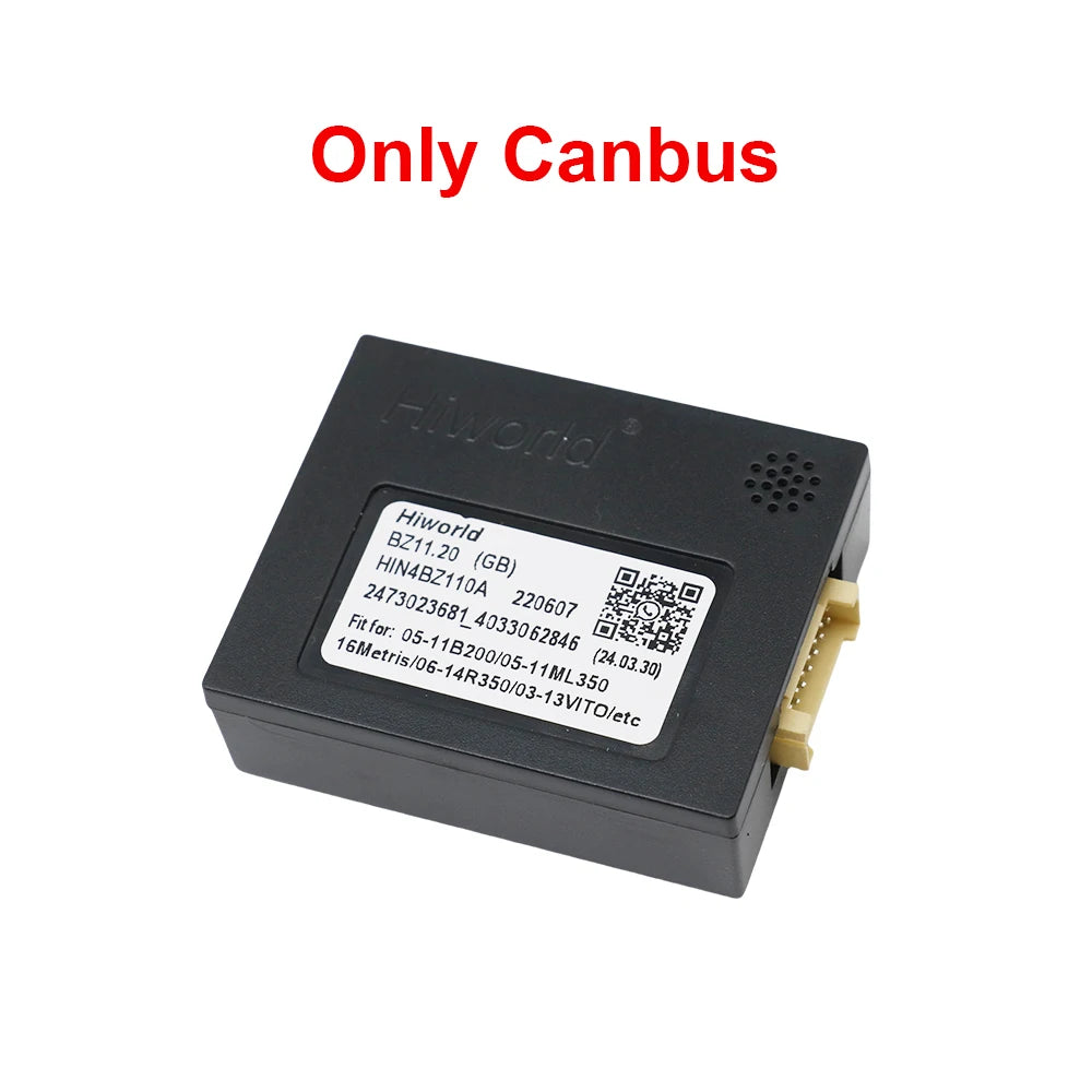 For Mercedes Benz B200/C-Class/E-Class/ML/S300/Vito/Viano/R-Class Car Android 16PIN Power Wiring Harness Cable With Canbus