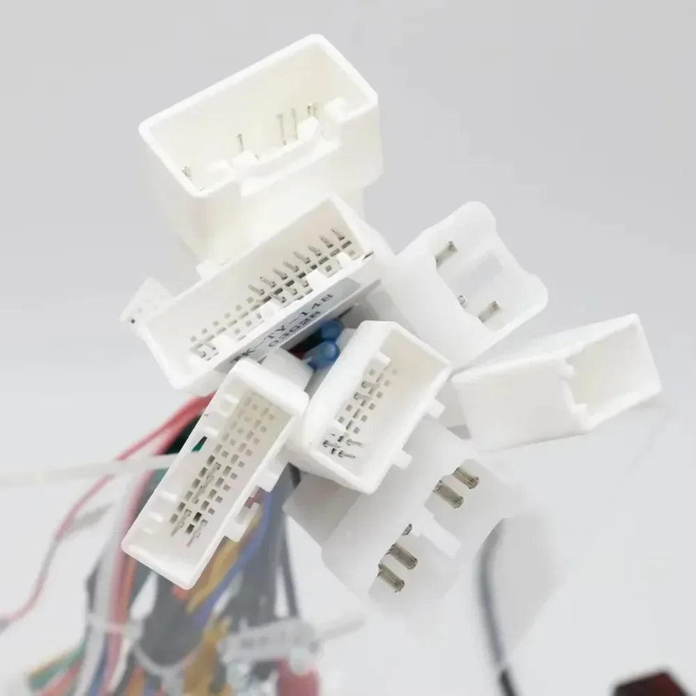 For Toyota Levin RAV4 Camry Highlander Prius Corolla Car 16 pin Android Wire Harness Power Cable Adapter With Canbus