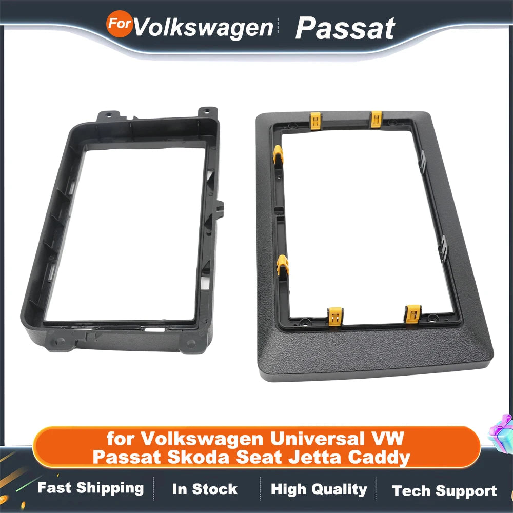 Car Frame Fascia Adapter Android Dash Fitting Panel Kit for Volkswagen Universal VW Passat Skoda Seat Jetta Caddy