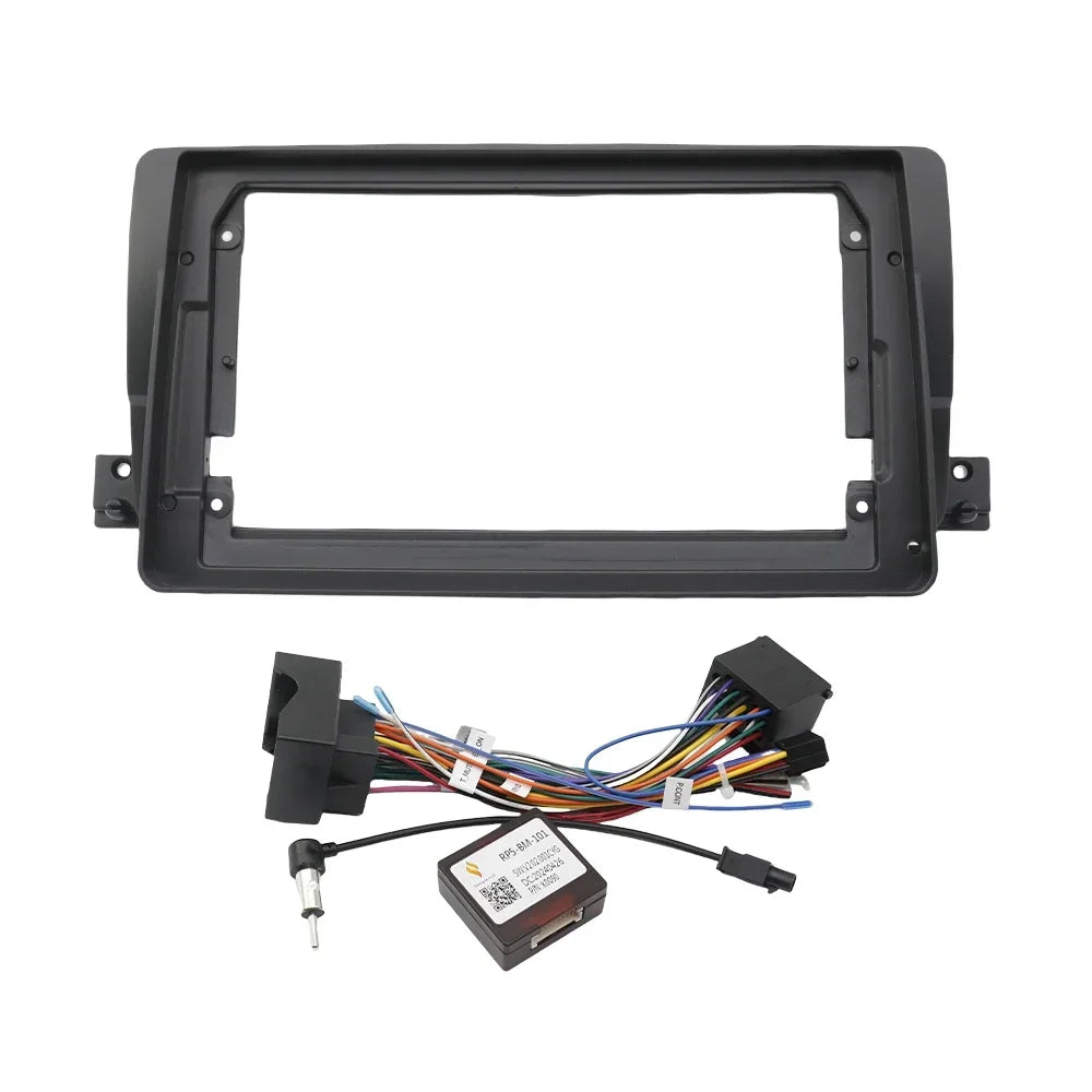 For 1998-2005 BMW 3 (E46) (9INCH) Car Radio Fascia Fit Android Player Frame Adapter Cover Stereo Panel Dash Mount Trim Kit Bezel