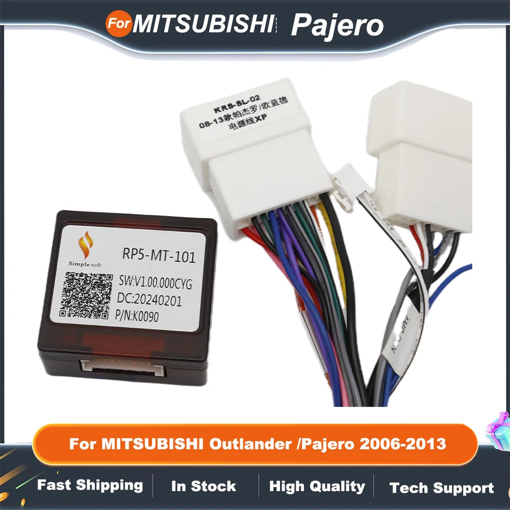 Car Accessories Car radio Canbus Box Canbus box Adaptor For MITSUBISHI Outlander /Pajero 2006-2013 Android 2 Din GPS Car Radio