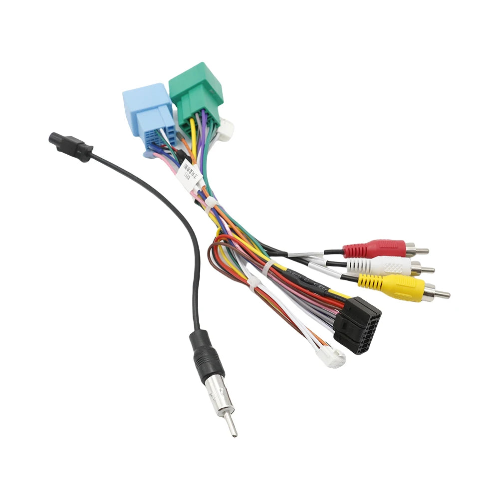 Wiring Harness 16 Pin for Fiat Strada Toro Mobi Ducato Egea Canbus Decoder RCA Connector Car Android Unit Plug Cable Adapter