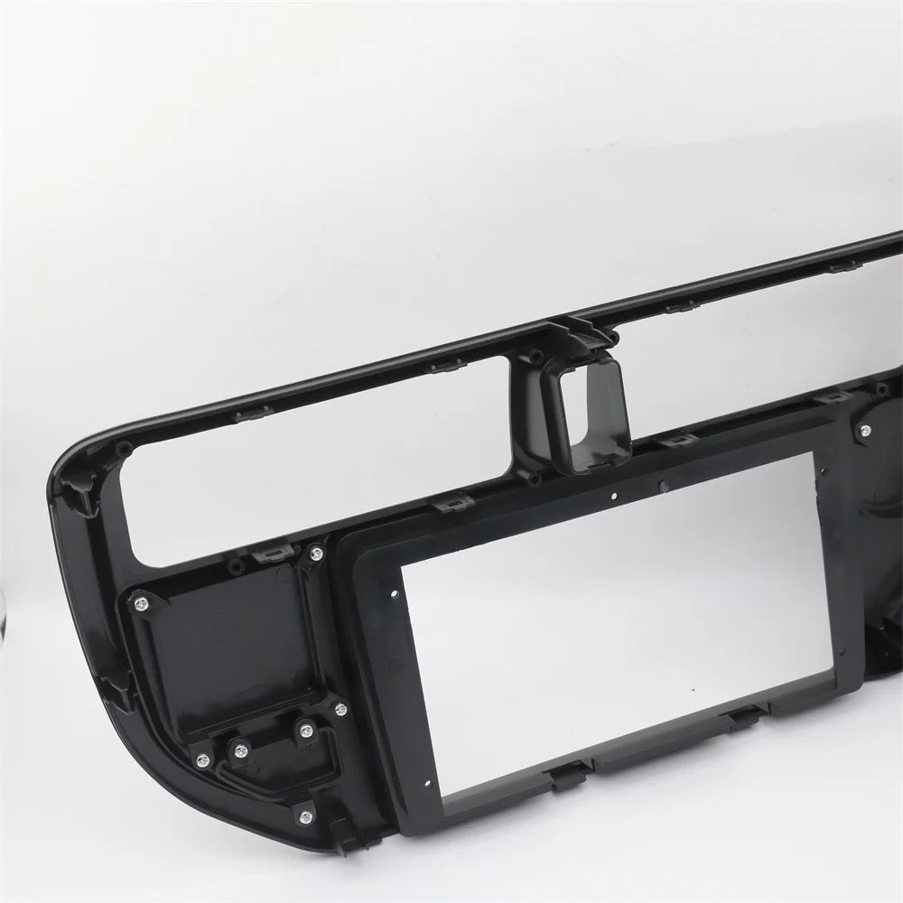 Car 2 Din Audio Radio Fascia Frame For KIA RIO 2012 9 Inch Big Screen Stereo Dash Fitting Panel Trim Kit WITH SRS HOLE