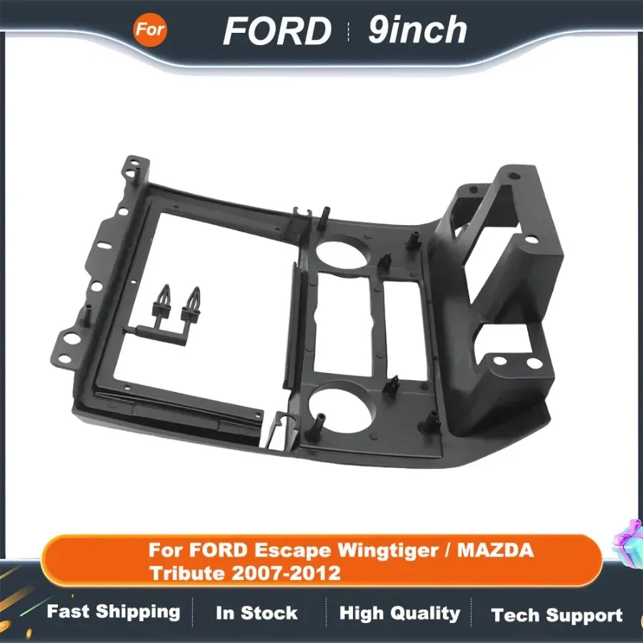 9 Inch 2DIN Car Radio Fascia Adapter for FORD Escape Wingtiger/MAZDA Tribute 2007-2012 Dash Mounting Kit
