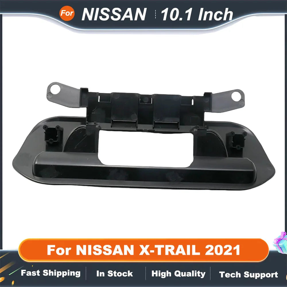 10.1 Inch Car Accessories  Frame Fascia Adapter  For NISSAN X-TRAIL 2021 Android Radio Audio Dash Fitting Pane