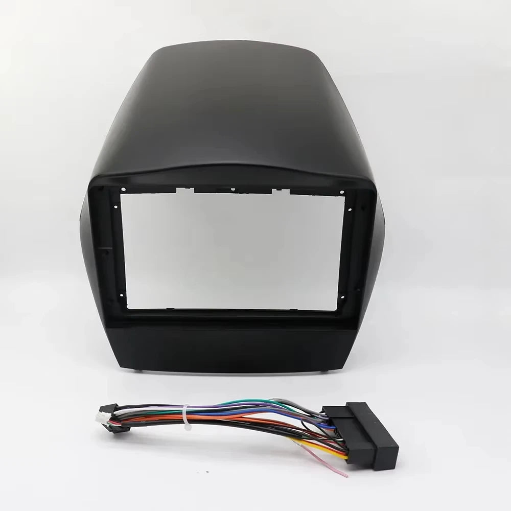 9/10.1"Car Fascia Radio Panel DVD  Dash Kit Install Adapter Console Frame Bezel trim for HYUNDAI TUCSON IX35 2010-15