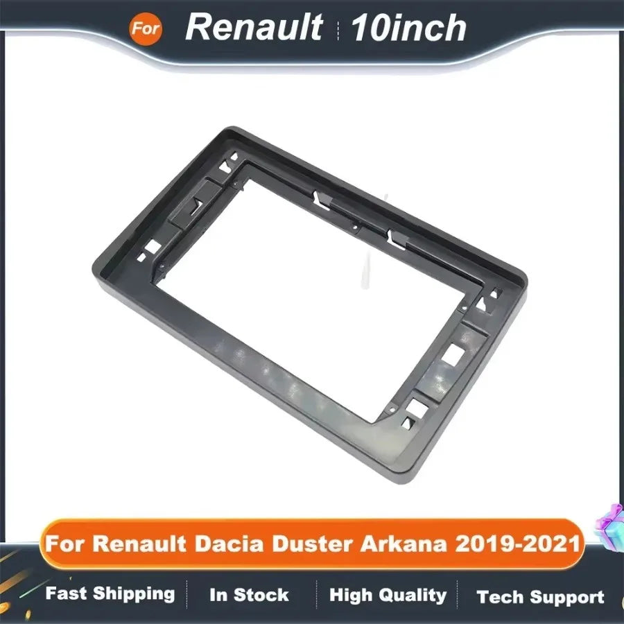 10 Inch Android Car Audio Fascia Panel for Renault Dacia Duster Arkana 2019-2021