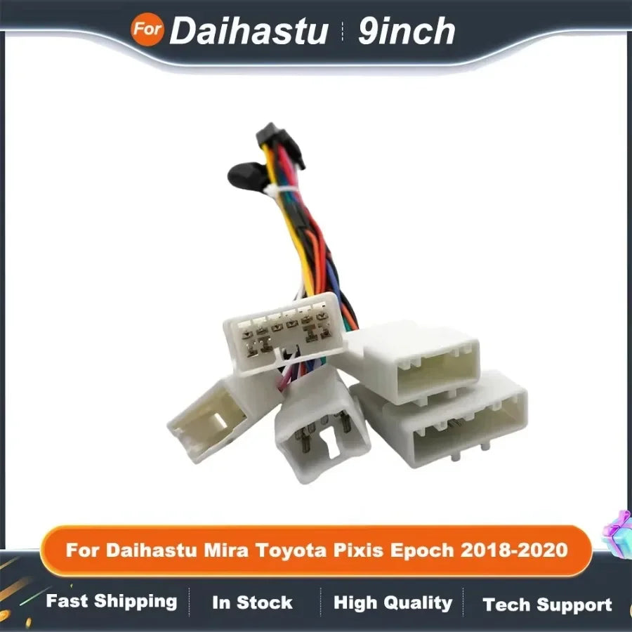 9 Inch Car Radio Frame Fitting Kit for DAIHATSU MIRA TOYOTA PIXIS EPOCH 2018-2020 Android Dash Panel Fascia Frame Adapter Kit