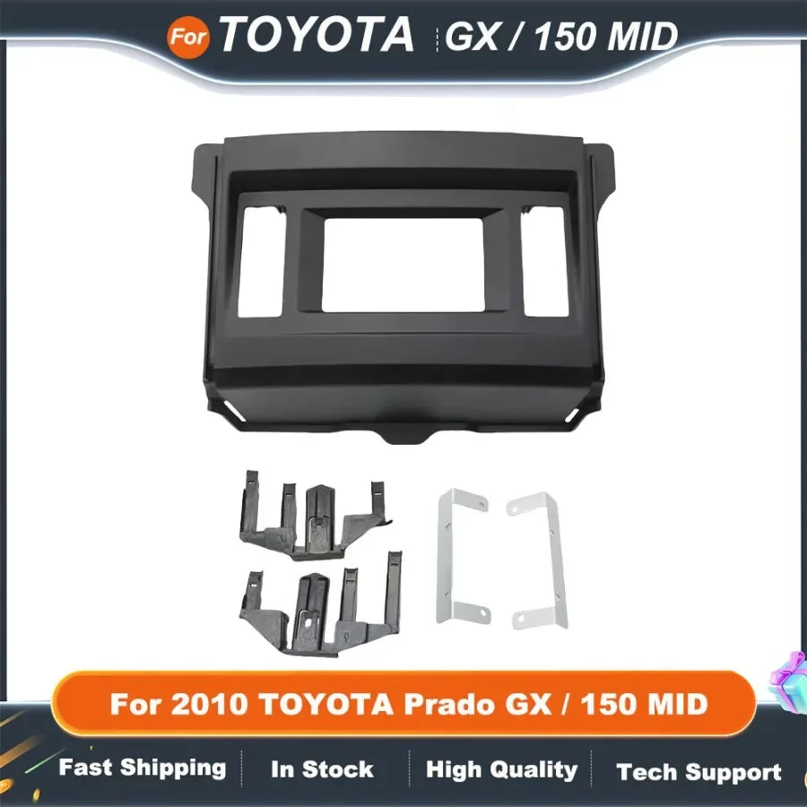 Car Stereo Fascia Panel Trim Surround for 2010 TOYOTA Prado GX/150 Dash Board Kit