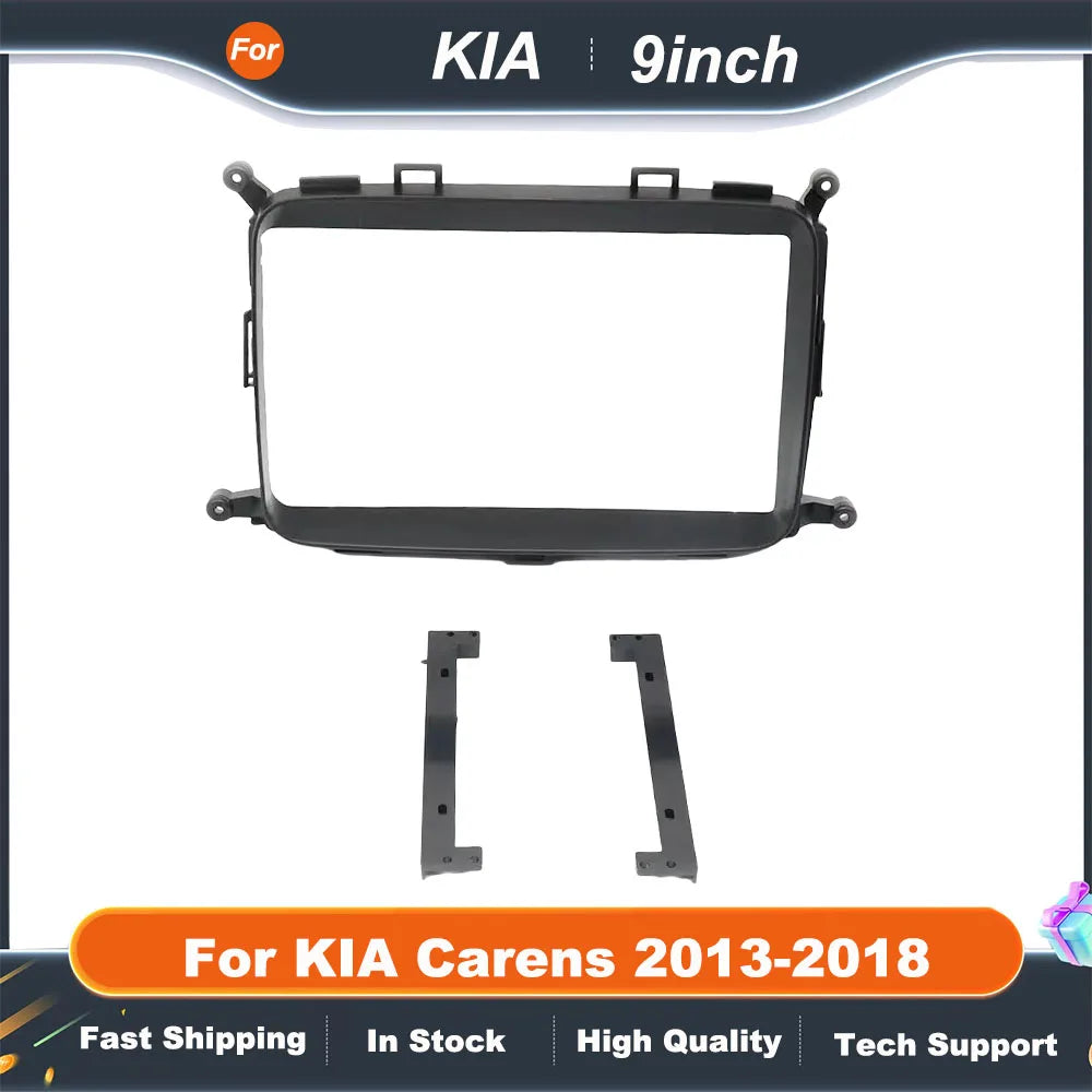9 Inch Car Frame Fascia Adapter For KIA Carens 2013-2018 Android Radio Dash Fitting Panel Kit