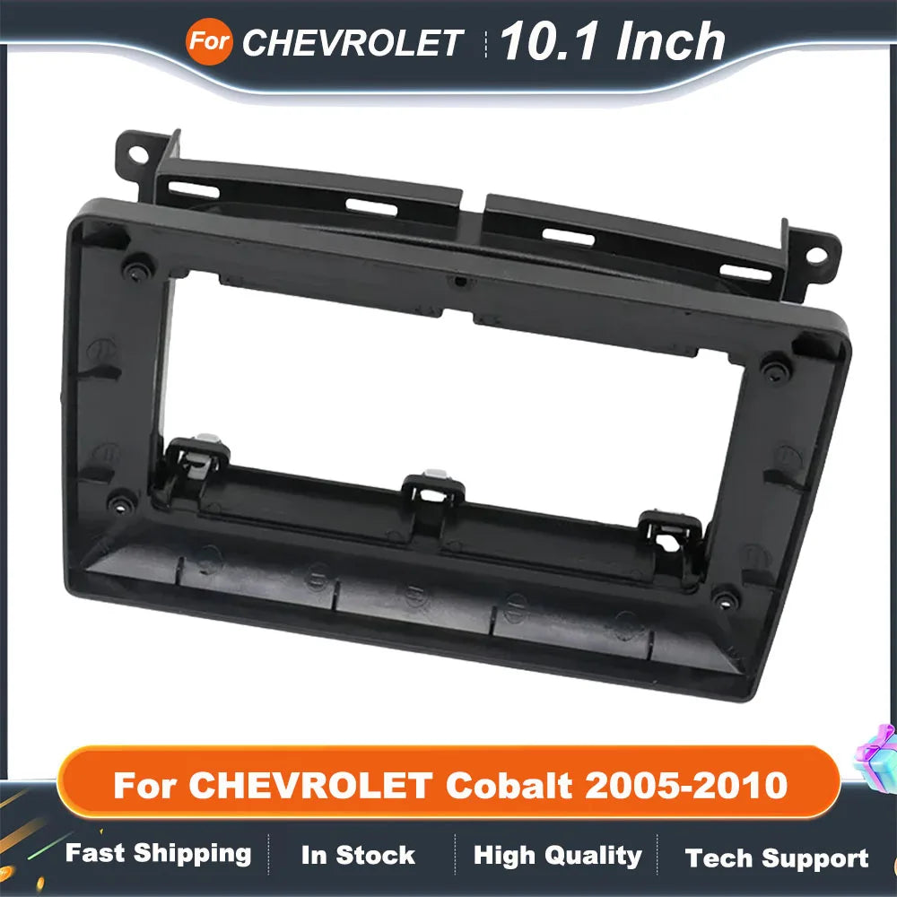 10.1 Inch Car Fascia Radio Panel For CHEVROLET Cobalt 2005-2010 Equinox HHR Malibu Dash Kit Facia Bezel Console Plate Trim Cover