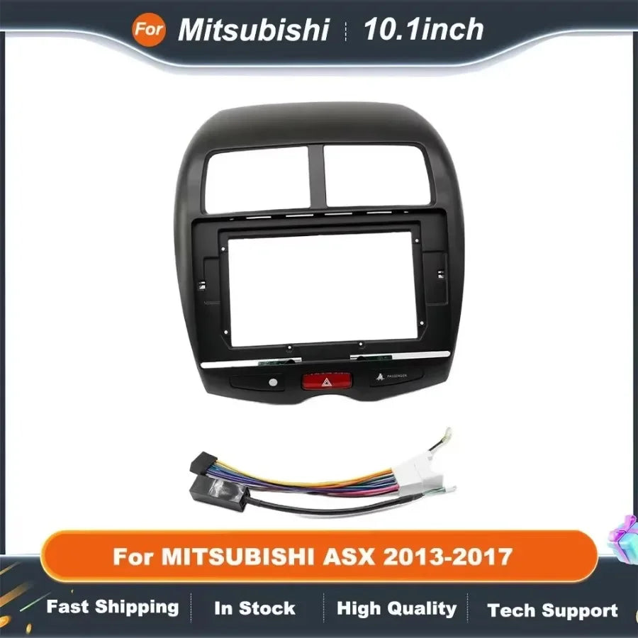 10.1 Inch 2 Din Android Car Radio Fascia for MITSUBISHI ASX 2013-2017 with MP5 Player