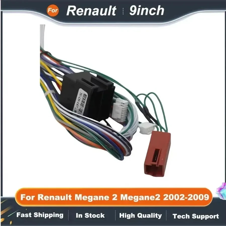 9 InchCar Audio Fascia Panels Canbus Box Adapter For Renault Megane 2 Megane2 2002-2009 Android Radio Dash Fitting Panel Kit