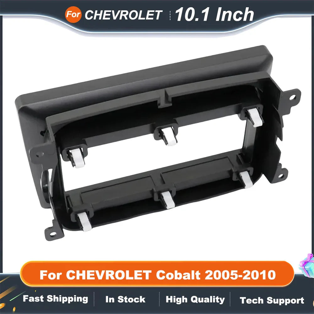 10.1 Inch Car Fascia Radio Panel For CHEVROLET Cobalt 2005-2010 Equinox HHR Malibu Dash Kit Facia Bezel Console Plate Trim Cover