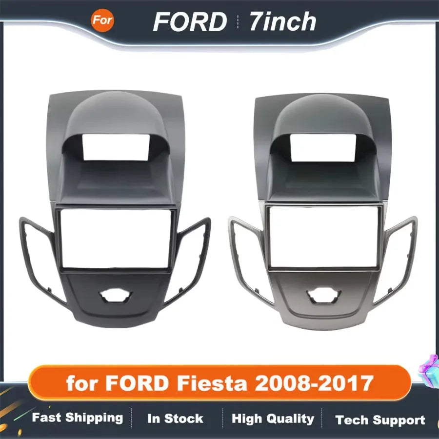 7 Inch 2Din Car Radio Frame For FORD Fiesta 2008-2017 Audio Frame Dash Fitting Kit