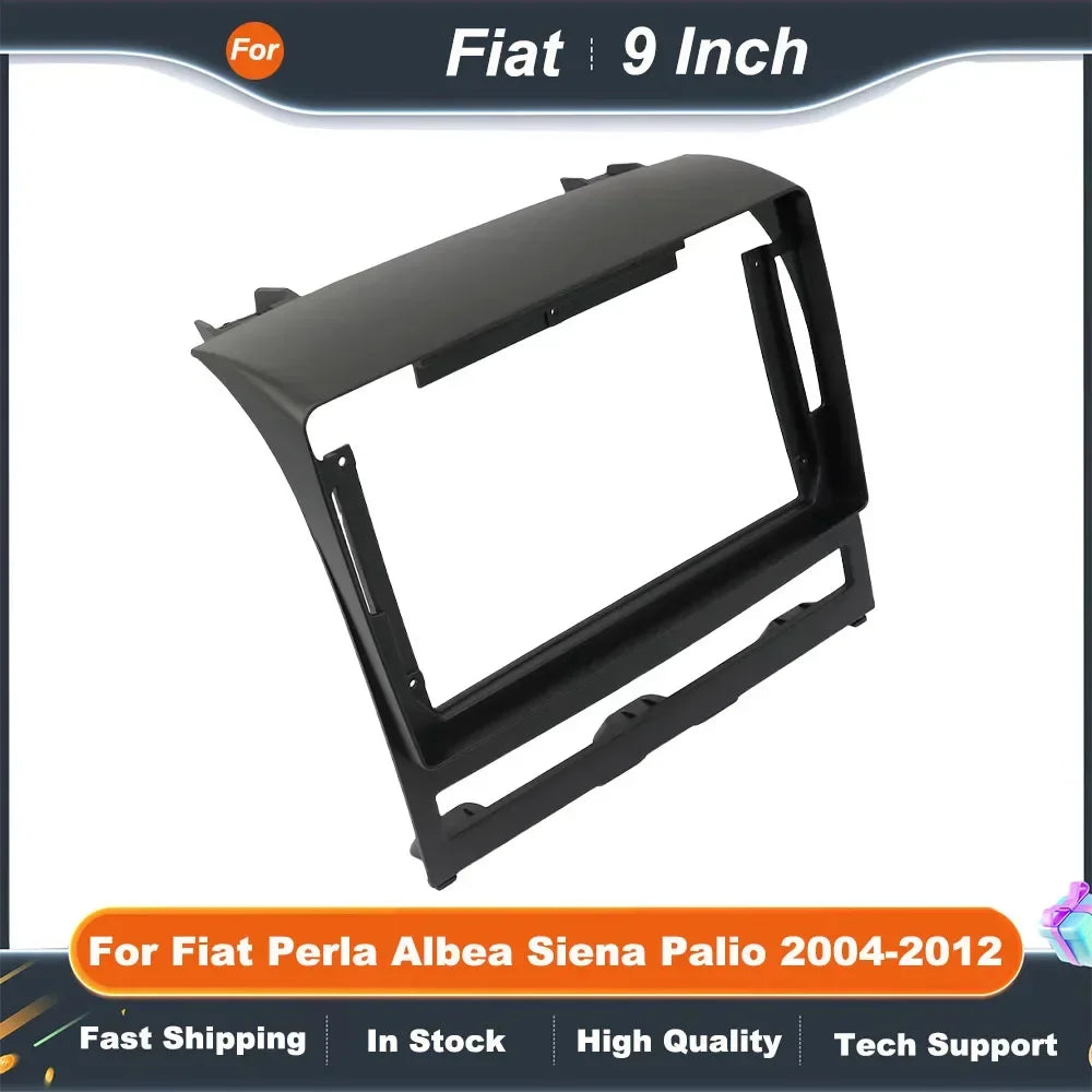 9 Inch Car Radio Fascia Frame for Fiat Perla Albea Siena Palio 2004-2012 Android Dash Panel Kit Fitting Adapter