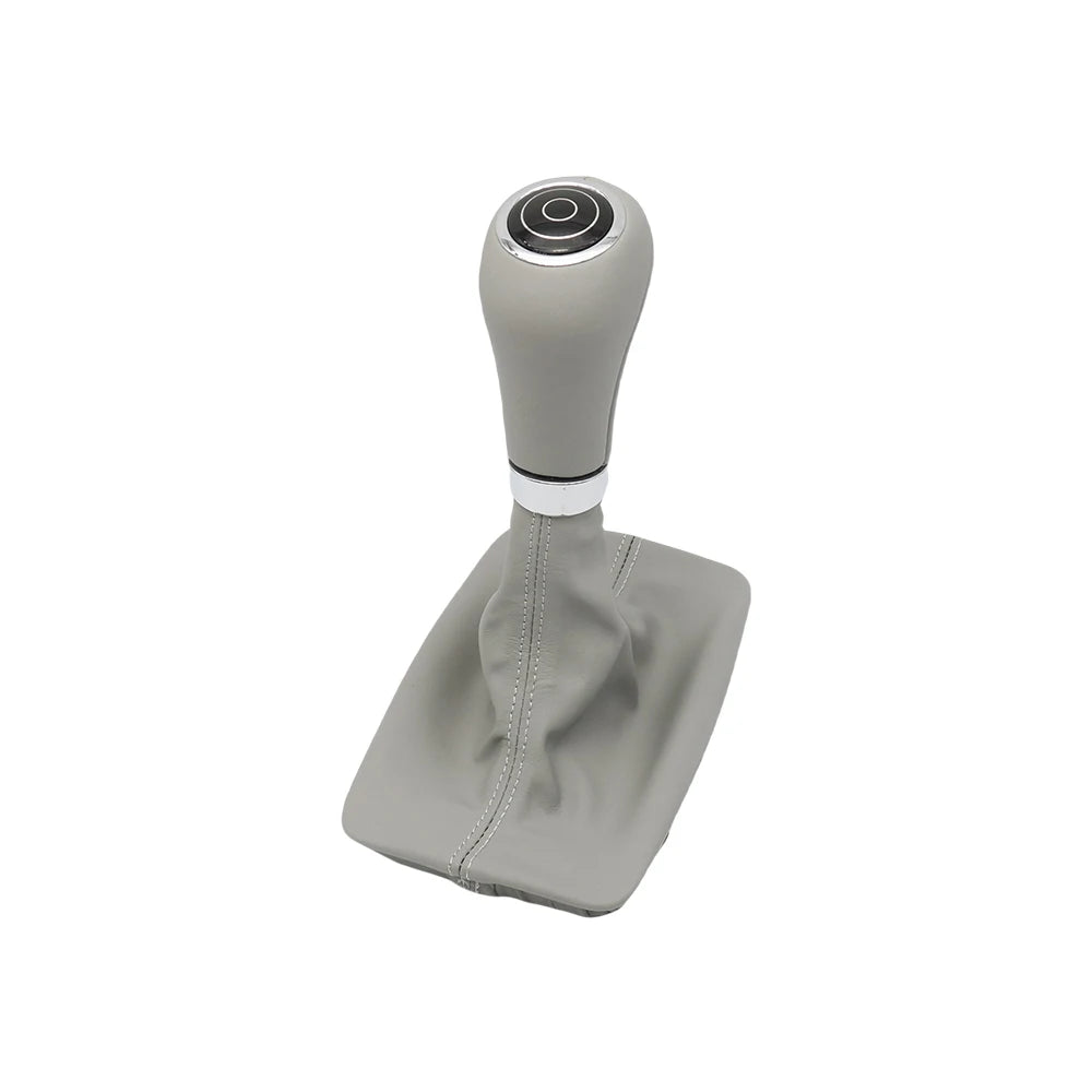 Automatic Car Gear Shifter Lever Knob Leather Boot Cover For Mercedes Benz C E GLK Class W204 W207 W212 X204 C204 2007-2011