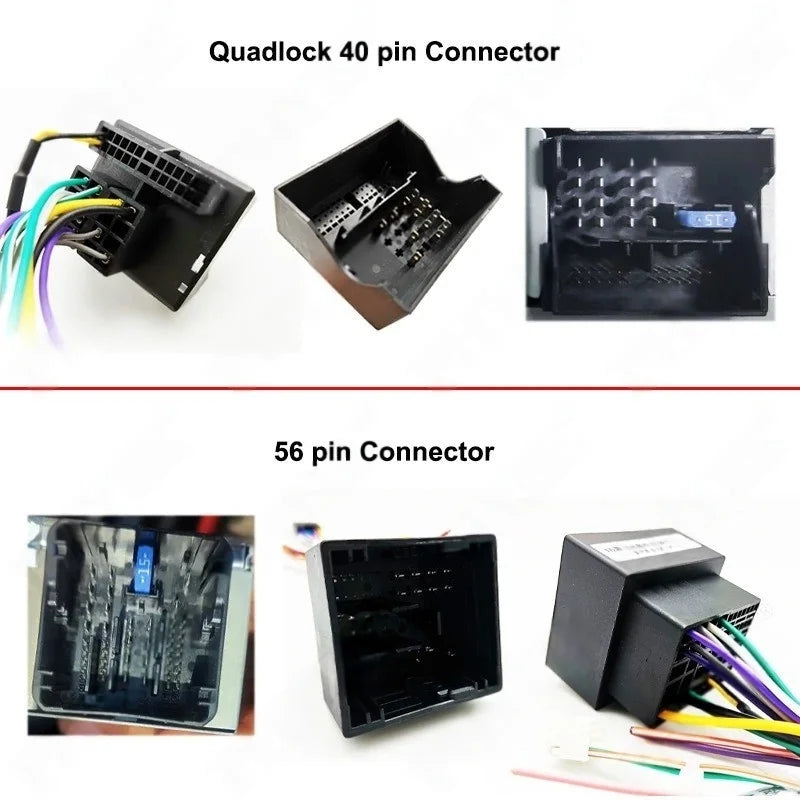 10" Android Radio Panel Frame for Peugeot 208 2008 (2015 to 2019), Wiring Harness Adapter, CAN Bus Decoder, 16 Pin Plug Cable