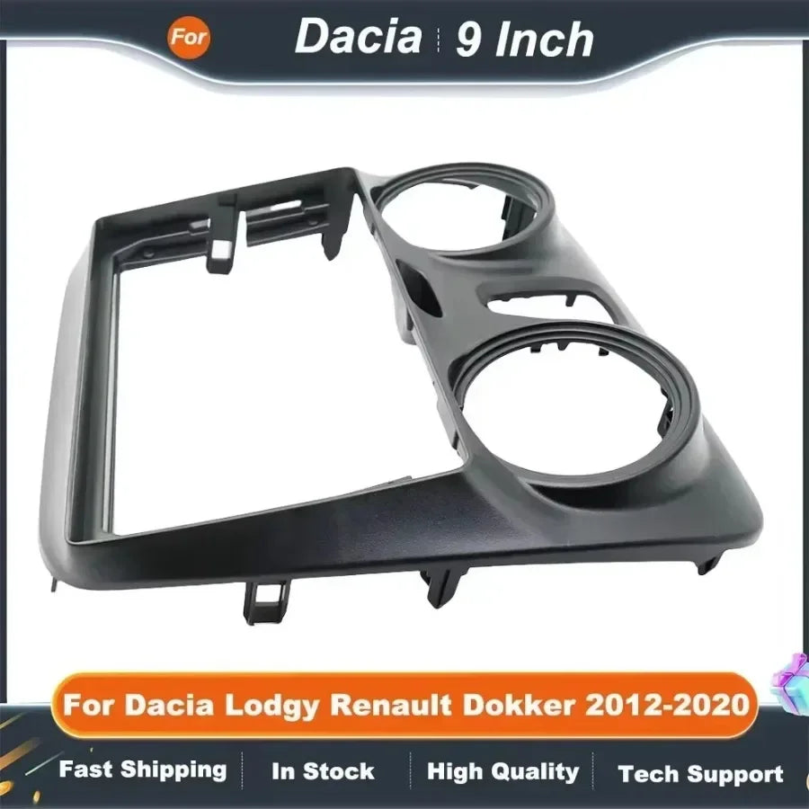 9 Inch Car Stereo Fascia Panel with CANBUS Decoder for Dacia Lodgy Renault Dokker 2012-2020 Android Radio Kit