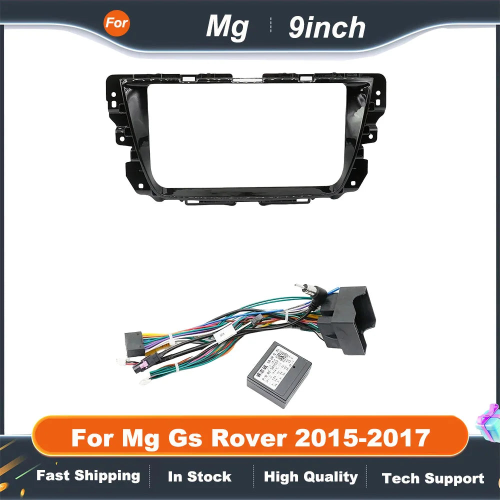 9 Inch Car Frame Fascia Adapter For Mg Gs Rover 2015-2017 Canbus Box Decoder Android Radio Audio Dash Fitting Panel Kit