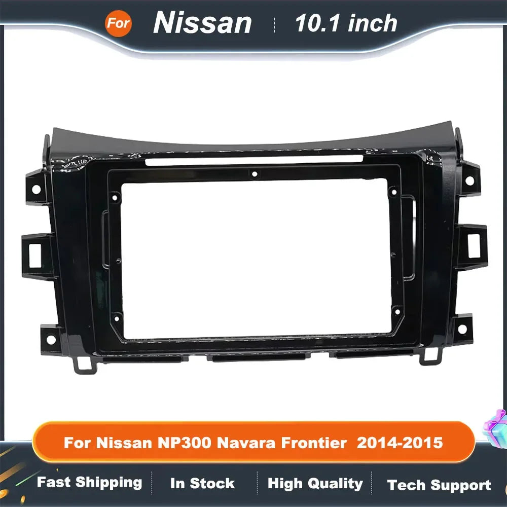 10.1 Inch Car Radio Fascia Frame for Nissan NP300 Navara Frontier Stereo DVD Player Installation Panel Bezel Kit