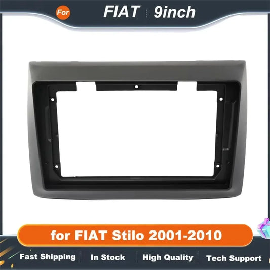 9 Inch 2Din Car Audio Fascia Panels For FIAT Stilo 2001-2010 DVD Stereo Frame Plate Adapter Mounting Dash Bezel Trim Kit