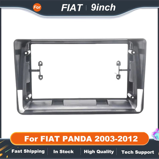 9 Inch Car Frame Fascia Adapter For FIAT PANDA 2003-2012 Android Radio Navigation Dash Fitting Panel Kit
