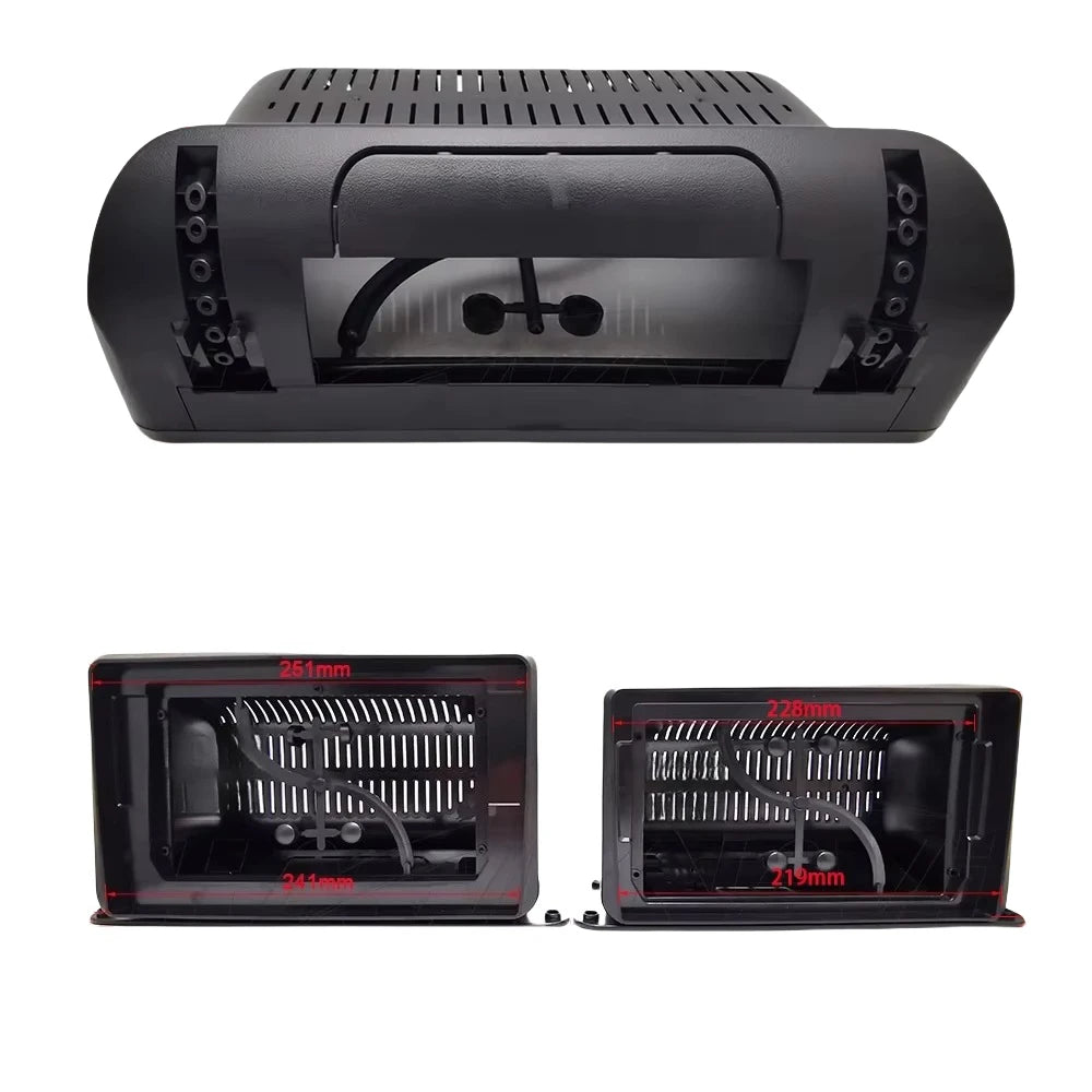 9“10” Universal Android 2 Double Din Car Radio Fascia For old Car Truck Motorhome Stereo Panel Dash Mounting Frame Trim Kit Face