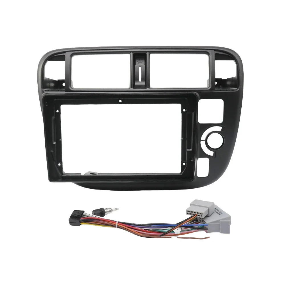 9Inch Car Radio Fascias For Honda Civic 1996 1997 1998 1999 Auto Android MP5 Player Panel Frame 2Din Head Unit Stereo Dash Cover