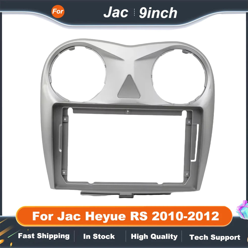 9 Inch car stereo frame Adapter For Jac Heyue RS 2010-2012 Android Radio Dash Fitting Panel Kit