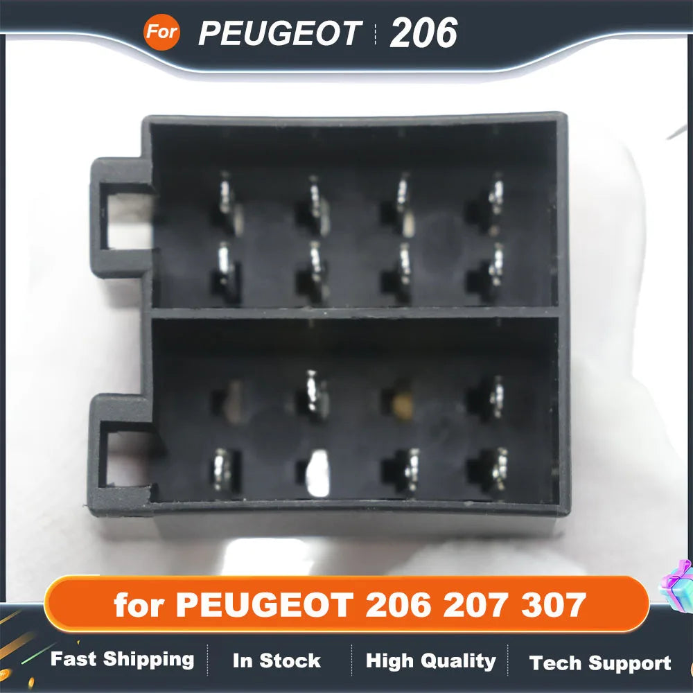 16 Pin Wiring Harness Adapter Canbus Box Decoder For Peugeot 206 207 307 Radio Android 2 Din GPS Wifi Video Player RP5-PA-104