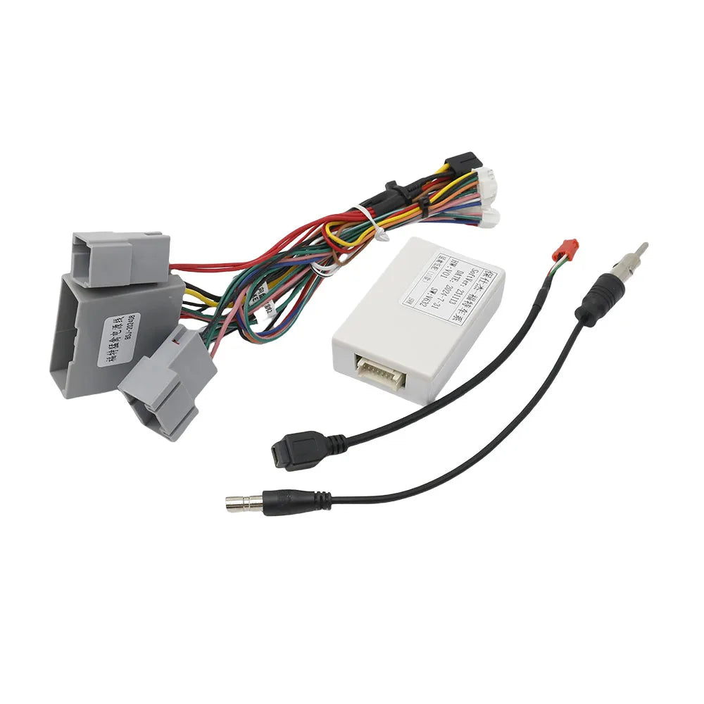 Car Wiring Harness Adapter For FORD 2010 MUSTANG POWER WIRE  Android Radio Power Cable With Canbus Box